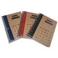 Notebook with calculator